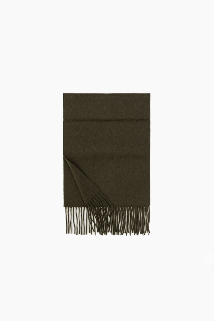 Women's Oversized Long Cashmere-Feel Wrap Scarf with Fringe