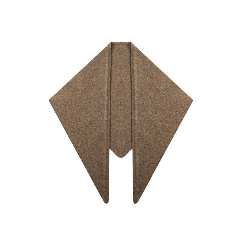 Women's Oversized Knitted Triangle Scarf