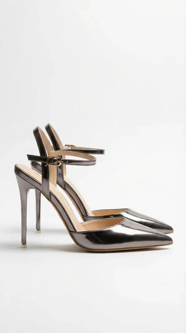 Women's Pointed Toe Ankle Strap Stiletto Heels