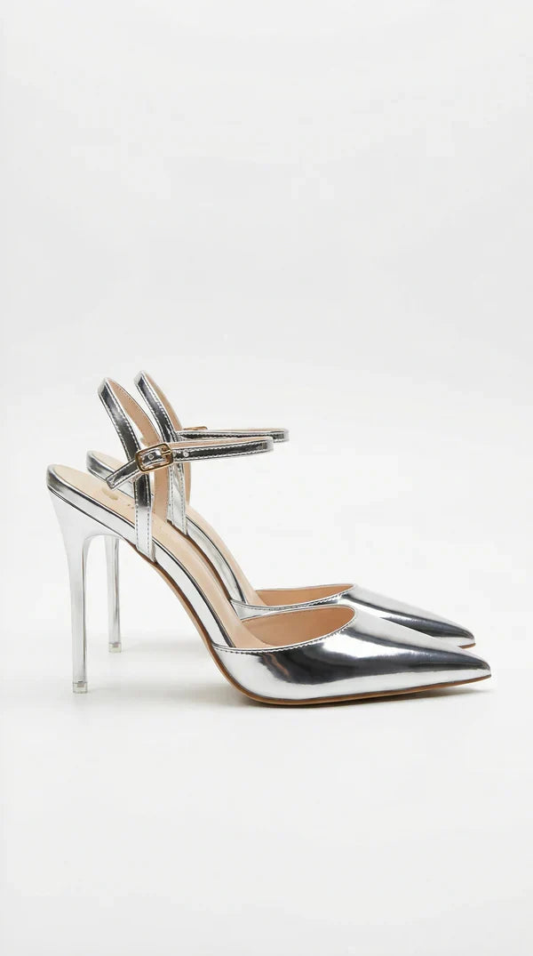 Women's Pointed Toe Ankle Strap Stiletto Heels