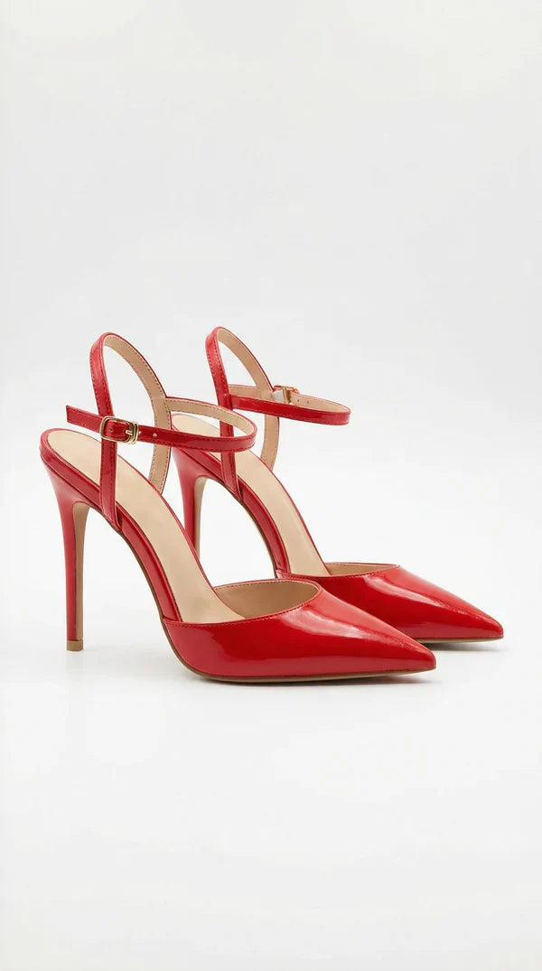 Women's Pointed Toe Ankle Strap Stiletto Heels