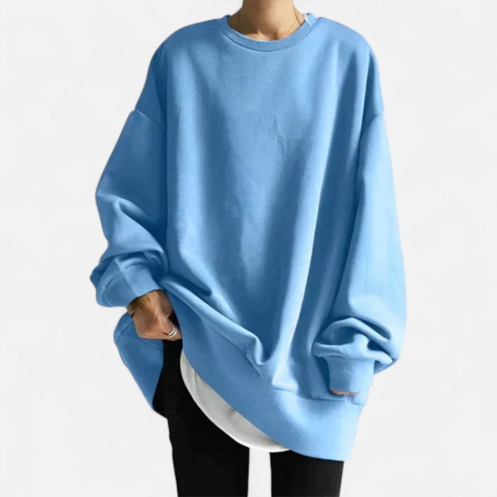 Women's Oversized Crew Neck Sweatshirt