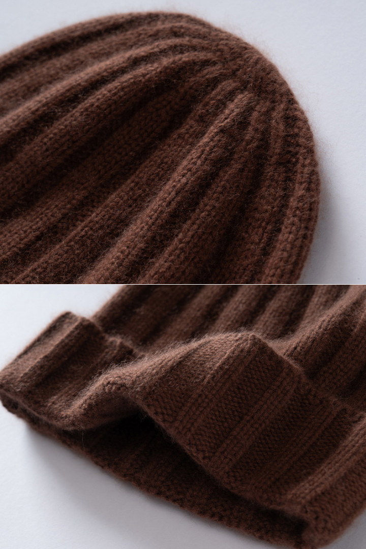Women's Chunky Rib Knit Turn-Up Beanie