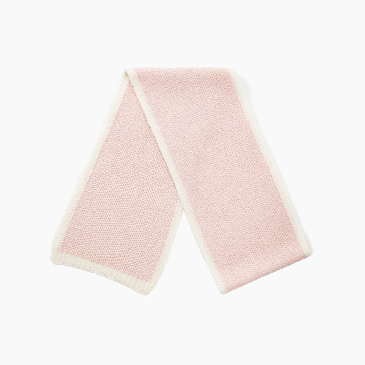 Women's Slim Knit Scarf with Contrast Trim