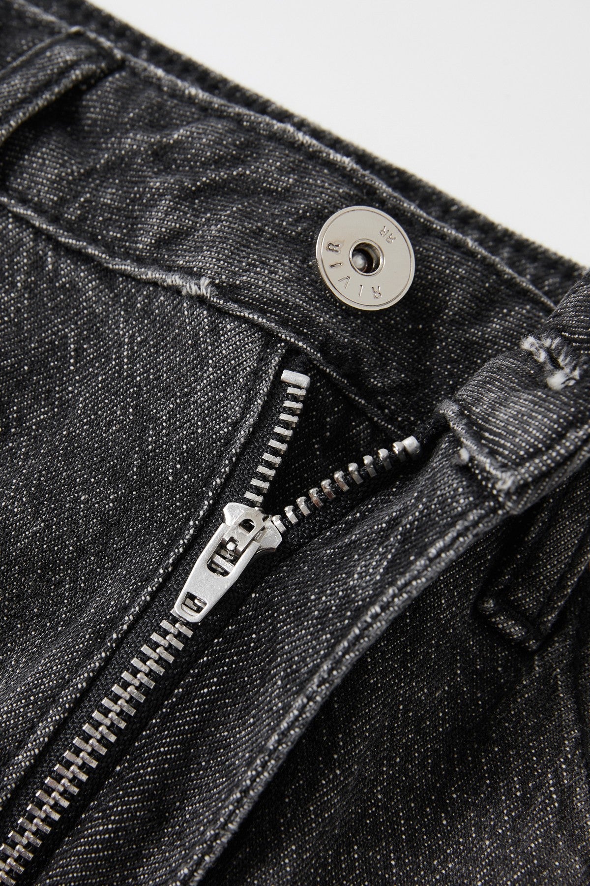 Women's Studded Wide-Leg Jeans in Black