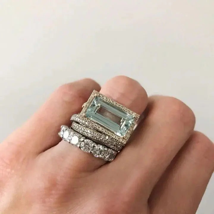Women's Stackable Statement Ring Set