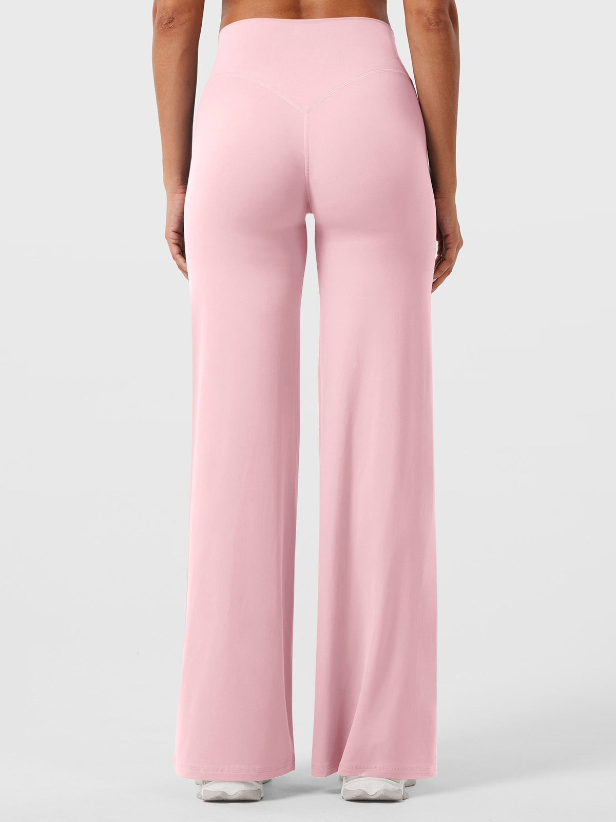 Women's High-Waist Stretch Wide Leg Flared Trousers