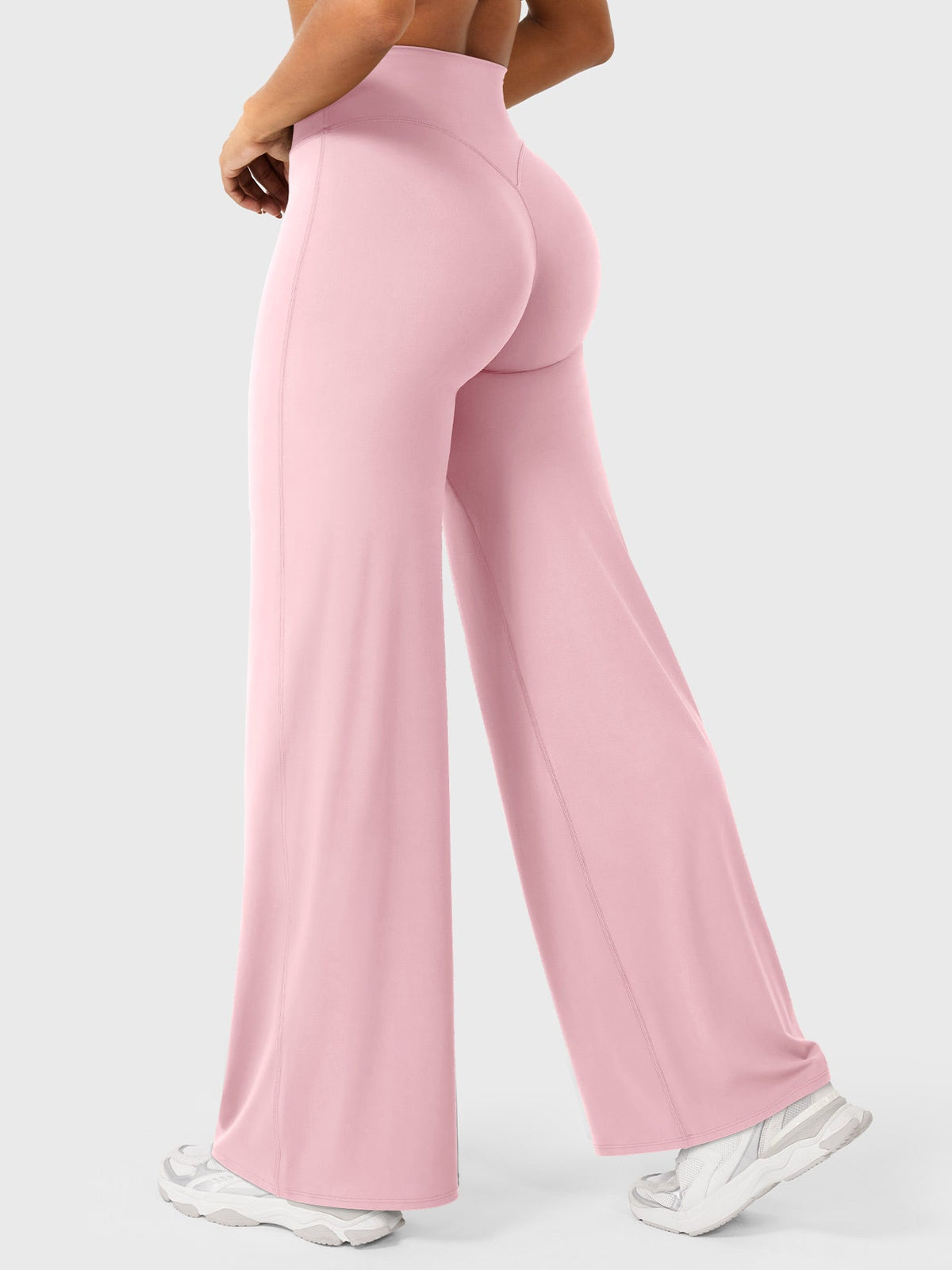 Women's High-Waist Stretch Wide Leg Flared Trousers